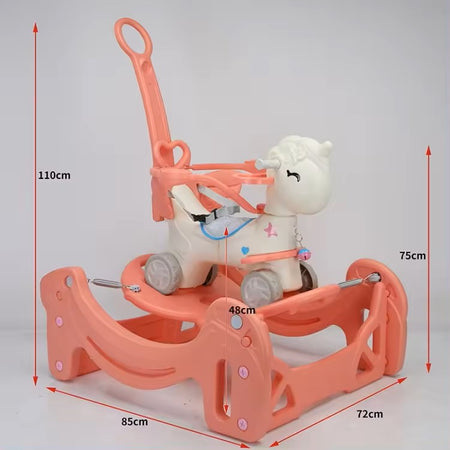 3 In 1 Rocking Riding And Jumping Horse