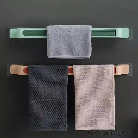3 arms swivel towel bar image2