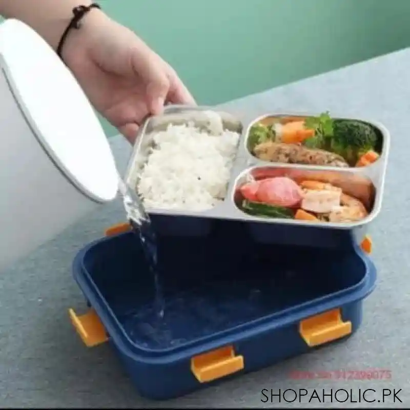 3 compartment bento lunch box image2