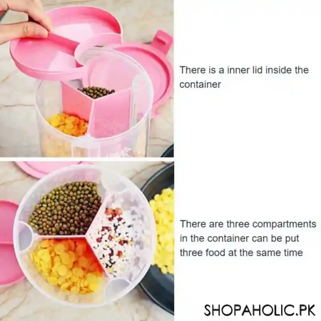 3 compartment food storage jar image2