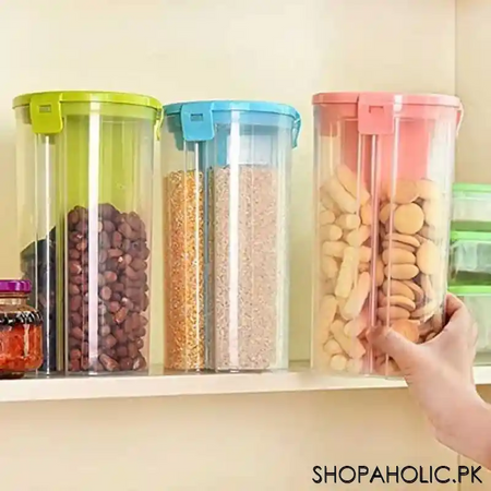 3 compartment food storage jar image3