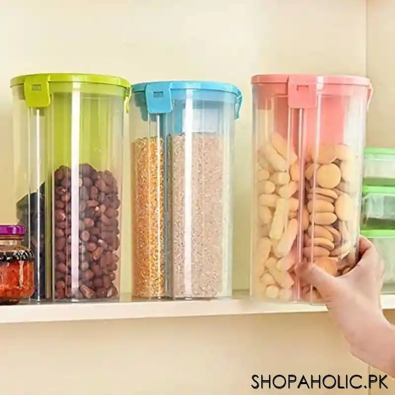 3 compartment food storage jar image3