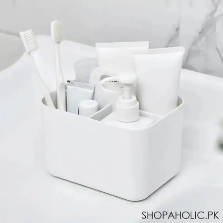 3 compartment multipurpose storage box with handle image4