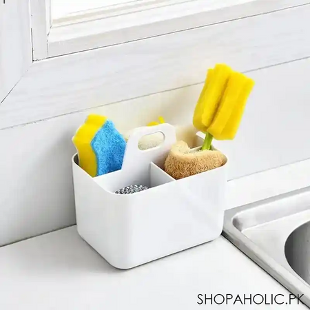 3 compartment multipurpose storage box with handle image5
