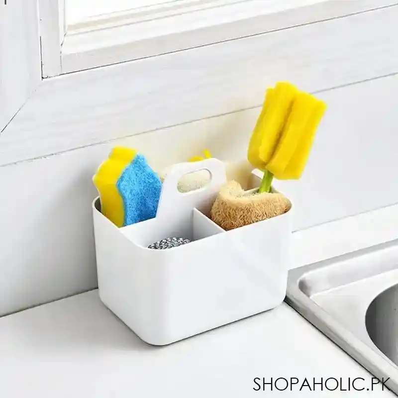 3 compartment multipurpose storage box with handle image5