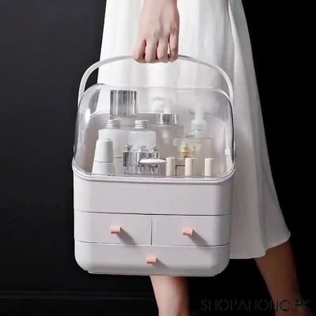 3 drawer modern cosmetic & makeup organizer image4