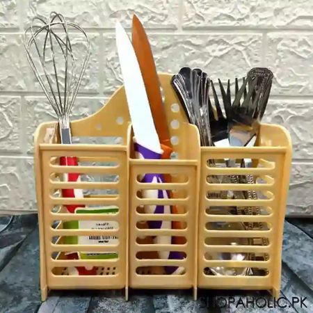 3 grids classic gifu cutlery organizer main image