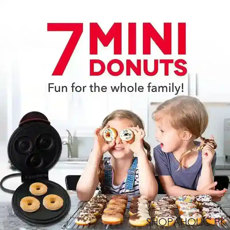 3 hole non stick electric donut machine image3
