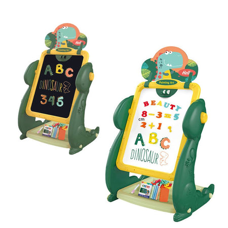 3 in 1 Easel (Black Board and White Board) – Dino