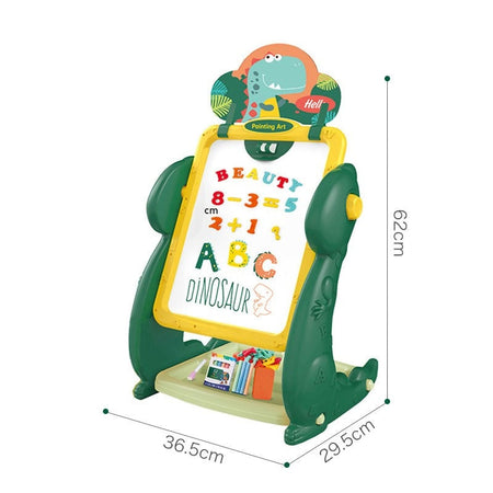 3 in 1 Easel (Black Board and White Board) – Dino