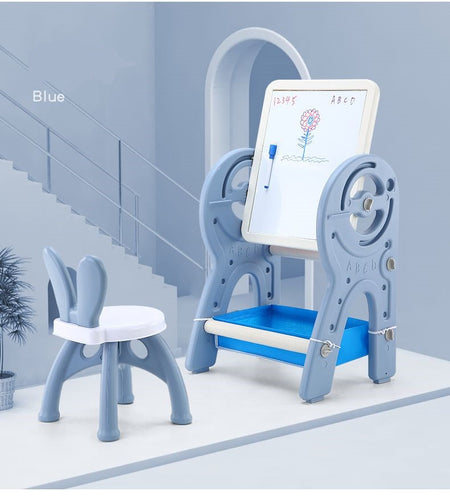 3 in 1 Multifunctional Children's Drawing, Dining Block Activity Table Chair