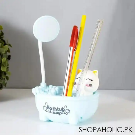3 in 1 bathtub table lamp with sharpener main image