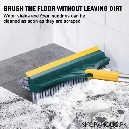 3 in 1 magic broom floor cleaning scrub brush with wiper image6