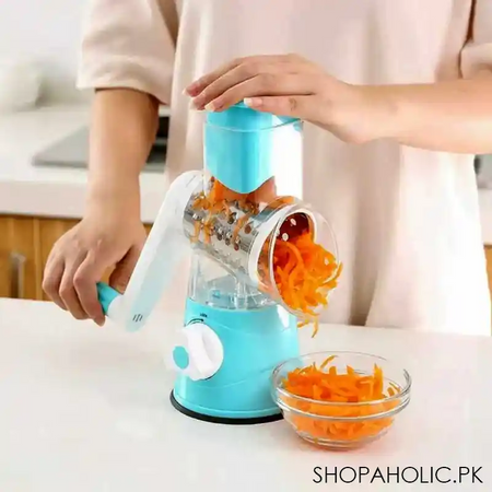 3 in 1 manual rotary vegetable drum cutter image2