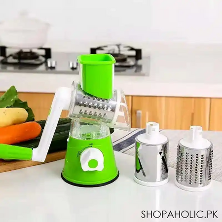 3 in 1 manual rotary vegetable drum cutter image3
