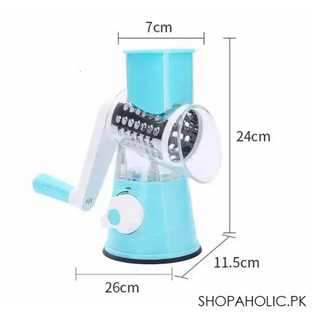 3 in 1 manual rotary vegetable drum cutter image5