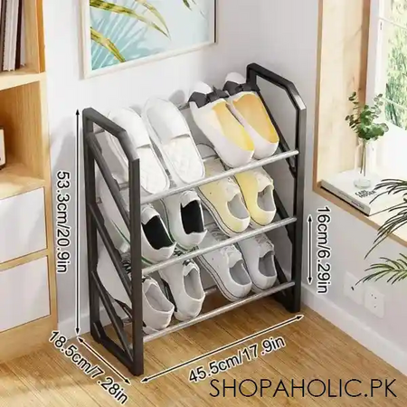 3 layer home shoe cabinet image4