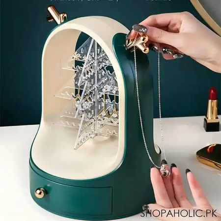 3 layer rotating jewelry organizer image3