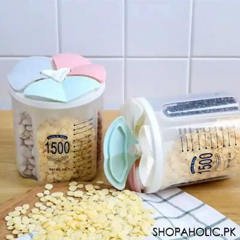 3 partition food storage container jar   1500ml image3