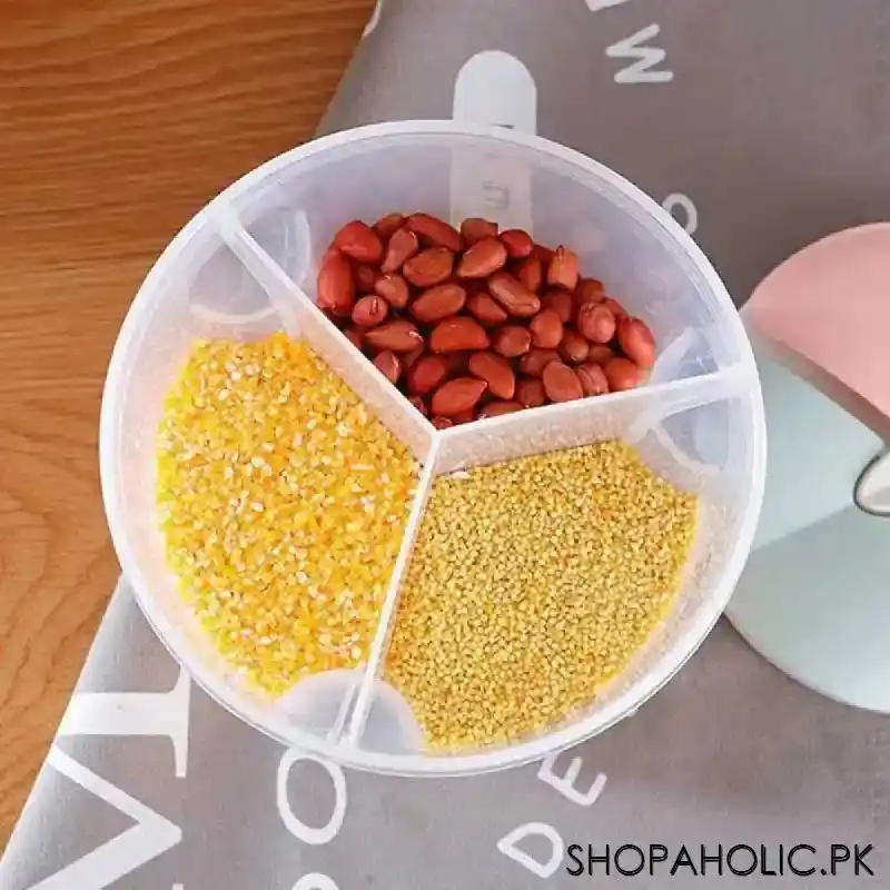 3 partition food storage container jar   1500ml image4