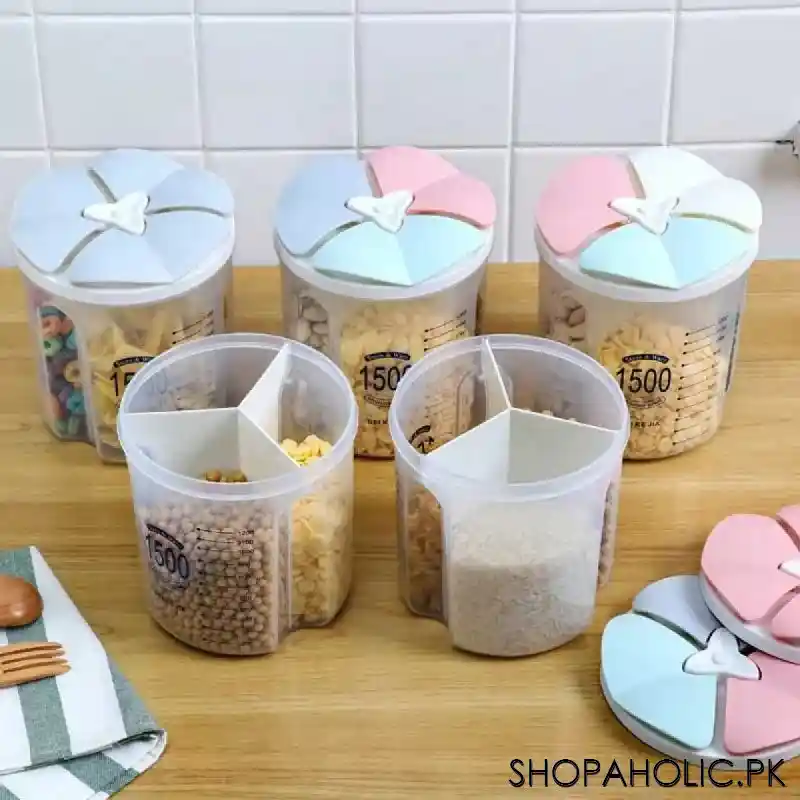 3 partition food storage container jar   1500ml image7