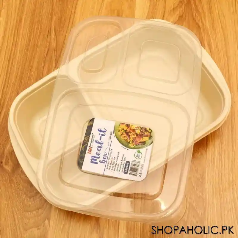3 portion meal it box with lid   1000ml main image