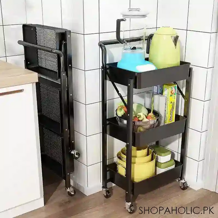 3 tier flexible food trolley image2