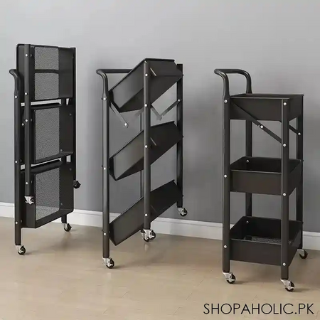 3 tier flexible food trolley image4