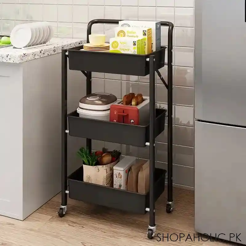 3 tier flexible food trolley image5
