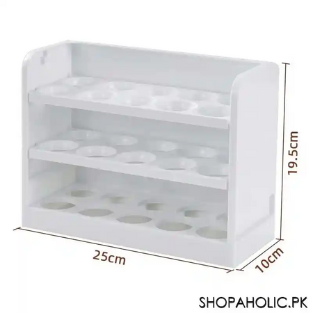 30 grids stackable egg storage box holder for refrigerator image3