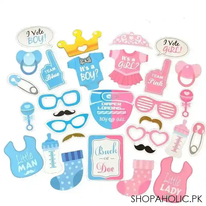 30 pcs baby shower props main image