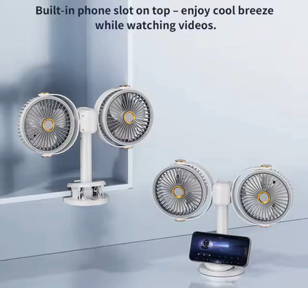 dual head cooling fan image 4