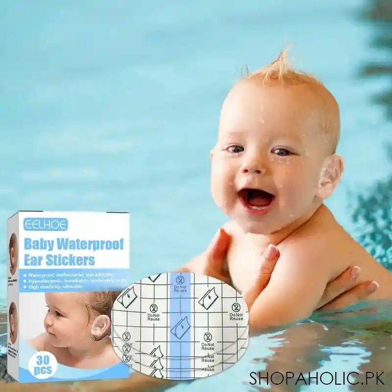 30pcs baby waterproof ear patch stickers for swimming bath protect ear care paste image5