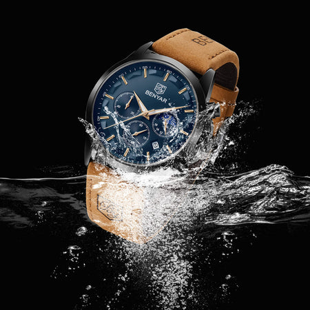 Benyar BY-5160 Moonphase Chronograph Watch image 4