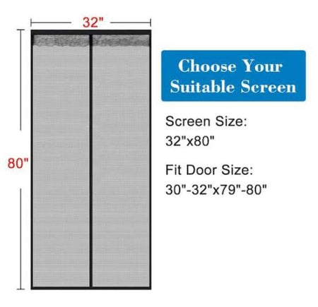 Magnetic Closing Door Screen Net - image 6