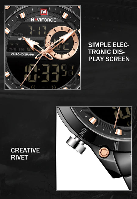 Naviforce NF- 9163 Dual Time Edition image 2