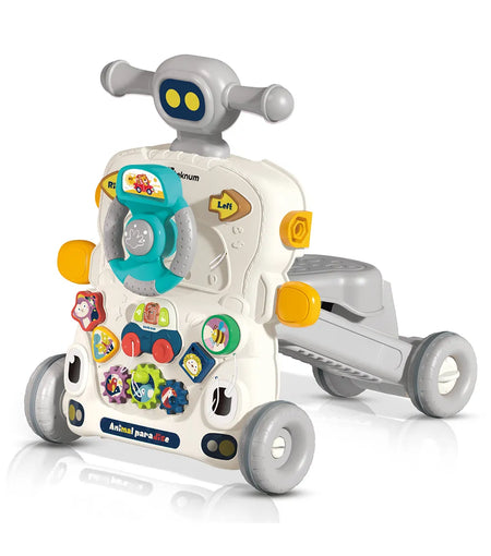 6 In 1 Activity Walker For Toddlers Pink