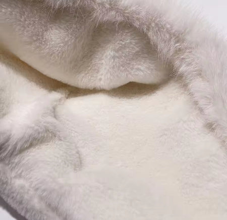 soft fluffy bunny ears winter cap image 4