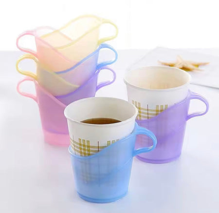 set of 6 disposable paper cup holder main image