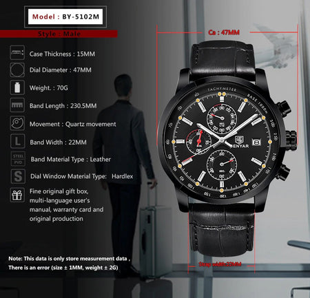 Benyar BY-5102 Corporate Chronograph Edition image 3