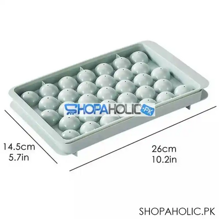 33 grids ice ball mold maker diy round tray image2
