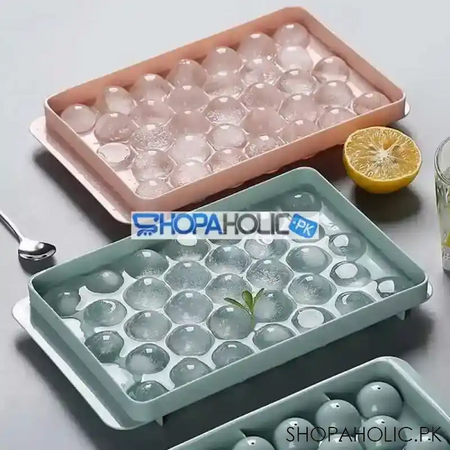 33 grids ice ball mold maker diy round tray image4