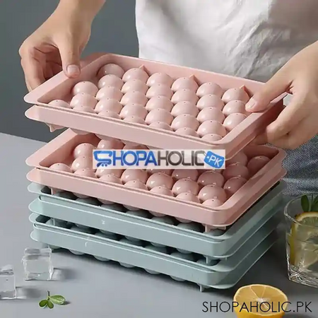 33 grids ice ball mold maker diy round tray image5