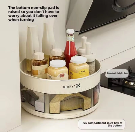 360° rotating spice organizer image 7