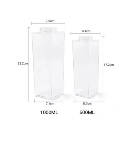 Transparent Milk Bottle - Image 6