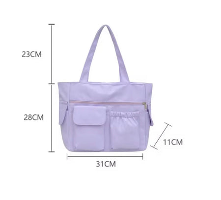 nylon canvas tote bag image 7
