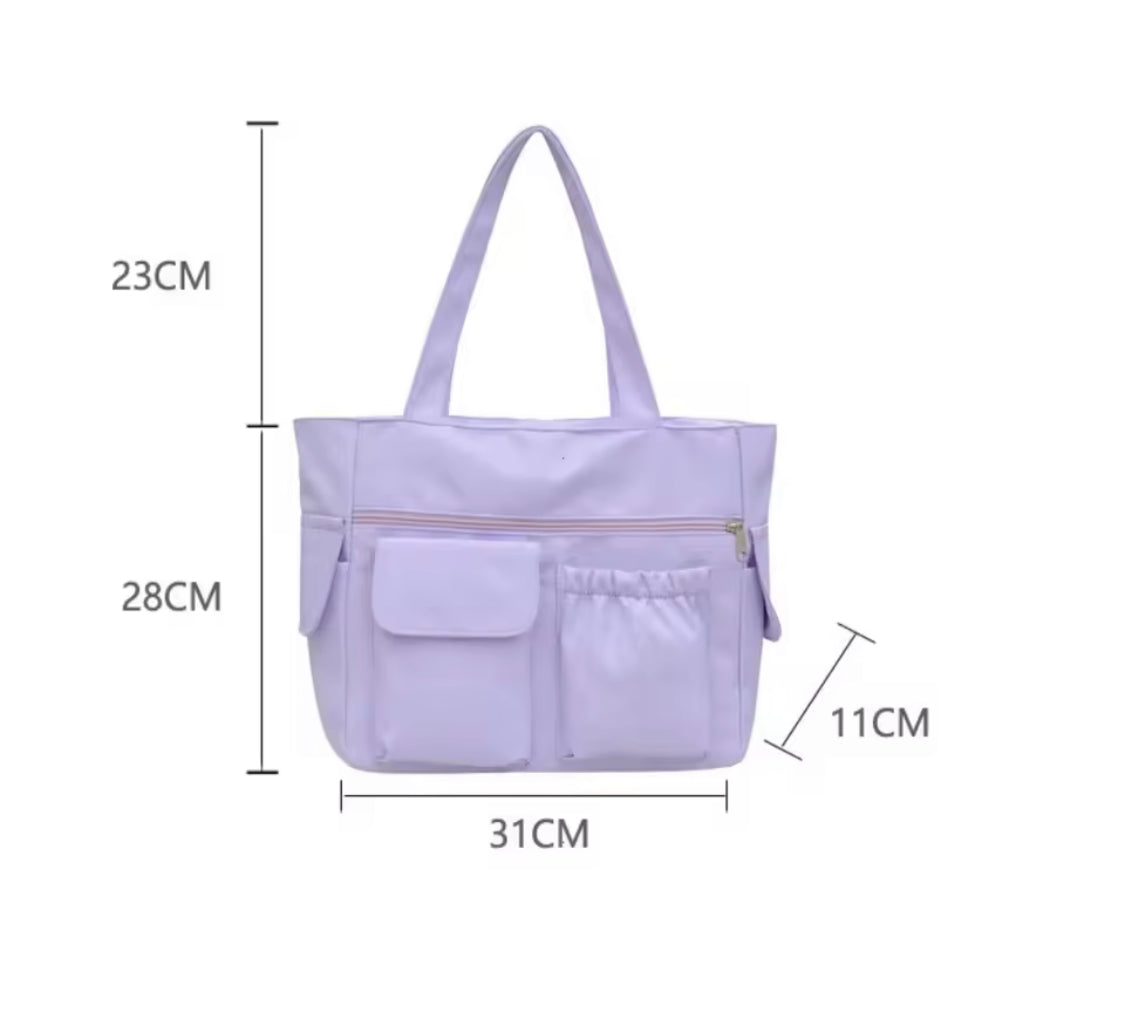 nylon canvas tote bag image 7