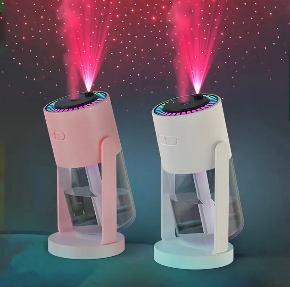Mini Air Humidifier with Starry Sky Lights - image 1