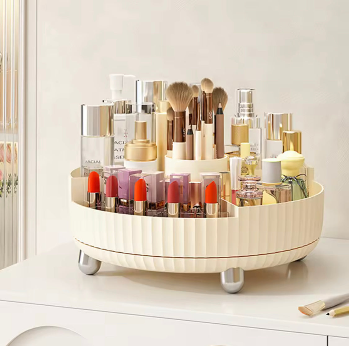 360° rotating vanity organizer main image