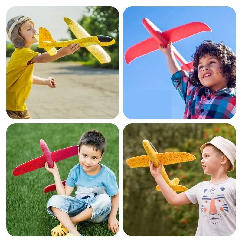 Gun Style Kids Catapult Plane Toy - image 3